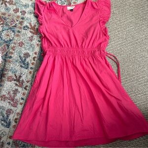 Universal thread pink midi dress medium has pockets